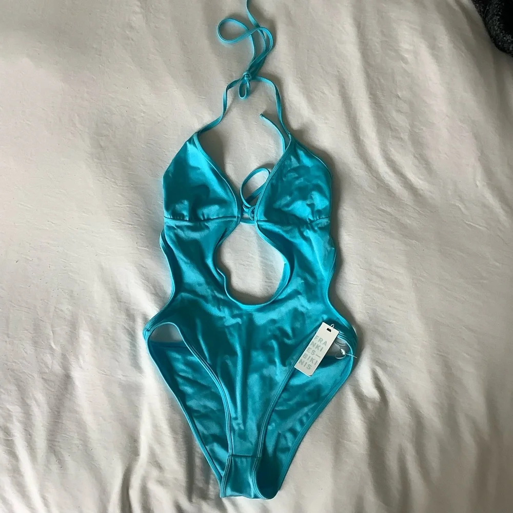 NWT Frankies Bikinis Amanda One-Piece Swimsuit - Picture 3 of 15
